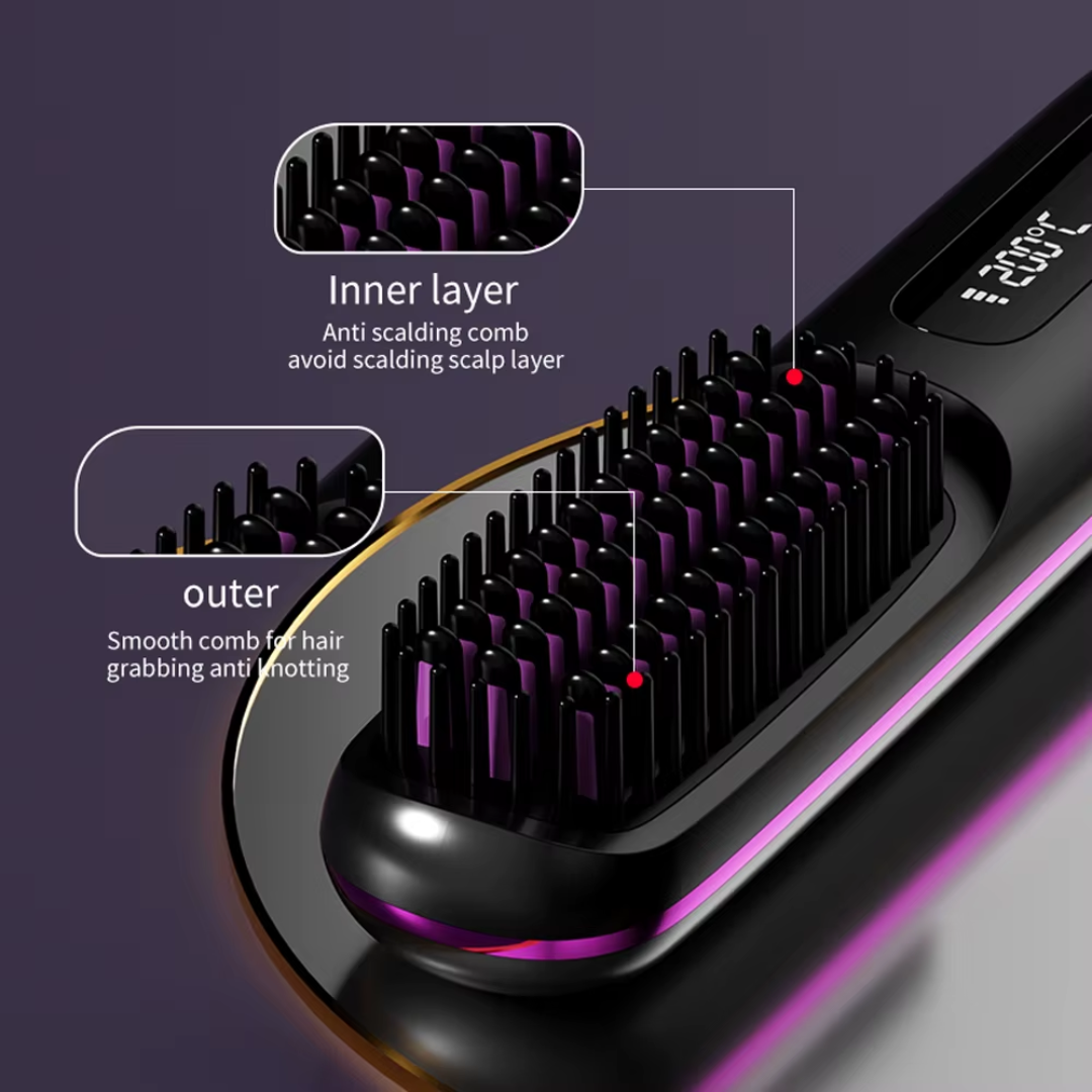 Ionic Anti-Frizz Straightening Brush